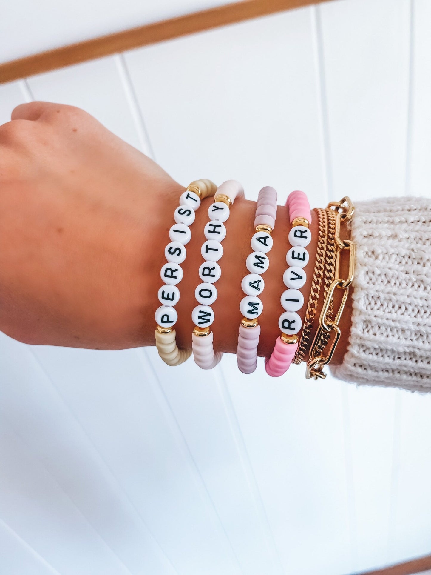 Blushing Bracelet Stack