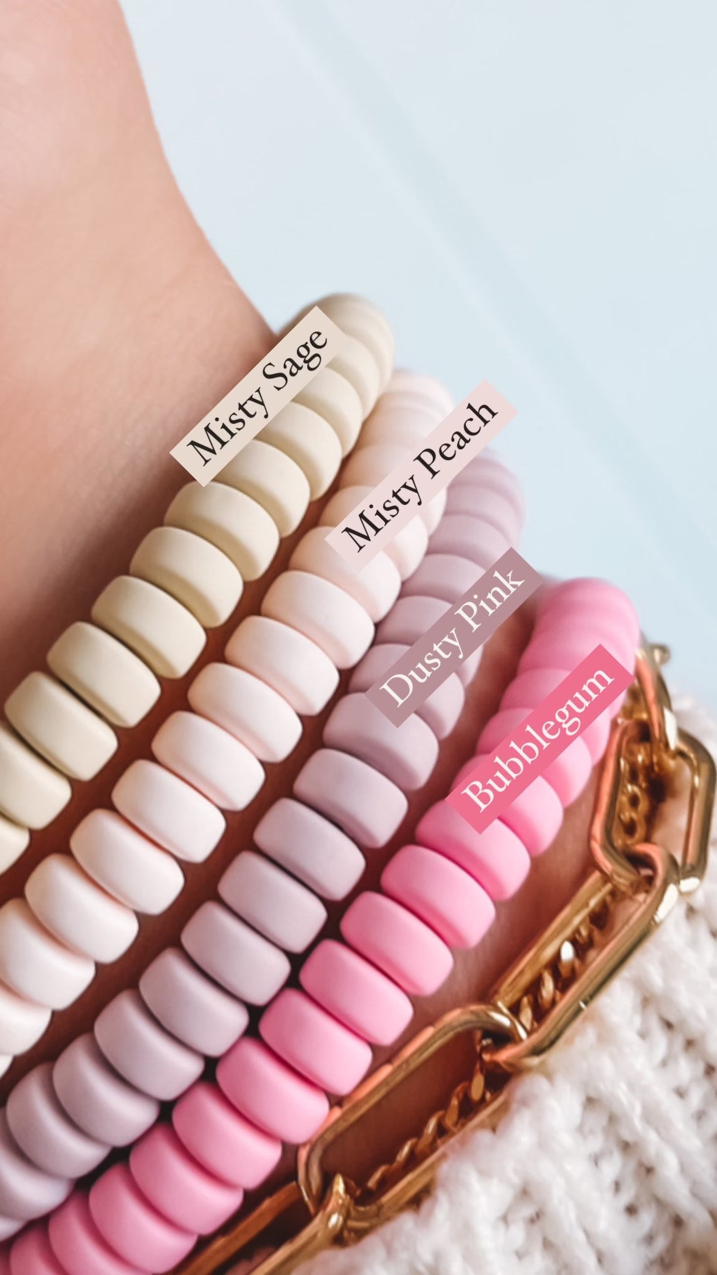 Blushing Bracelet Stack